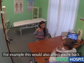 Fakehospital مخفي cameras قبض على المريض استخدام تدليك أداة إلى ل النشوة